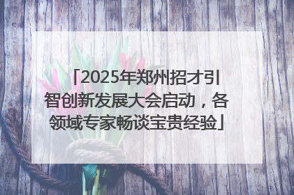 2025年郑州招才引智创新发展大会启动，各领域专家畅谈宝贵经验